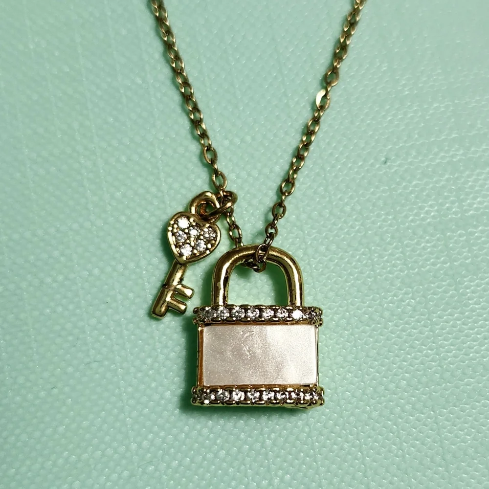 Lock & Key Necklace - Picture 7 of 8